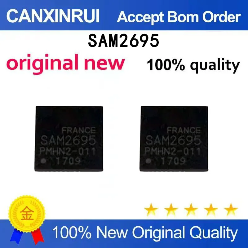 (5pcs-100pcs）Brand new original SAM2695 QFN48 low-power karaoke chip in stock