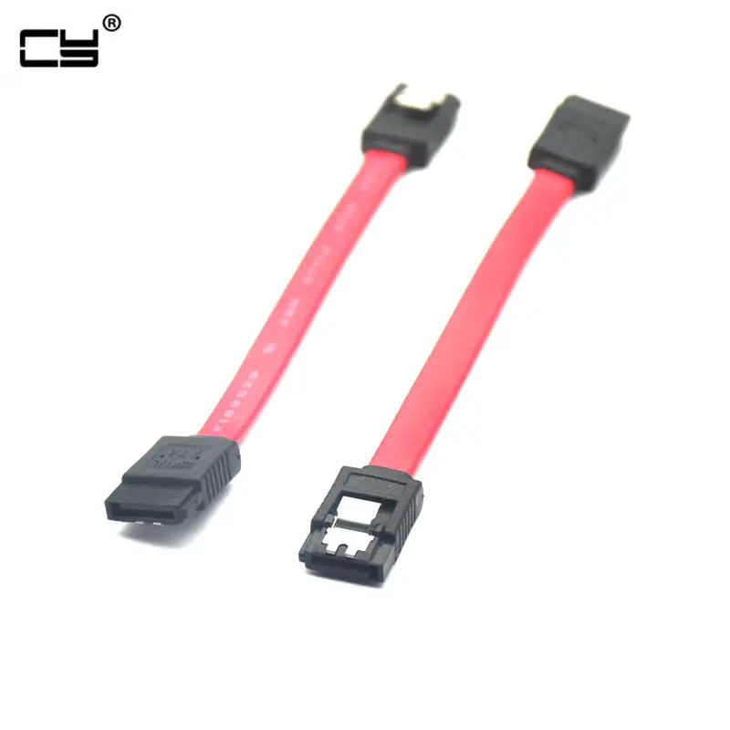 Hots sale 10cm 7Pin 7P SATA Serial ATA Short DATA Cable for HDD SSD Cord line 7pin sata short cable 0.1m