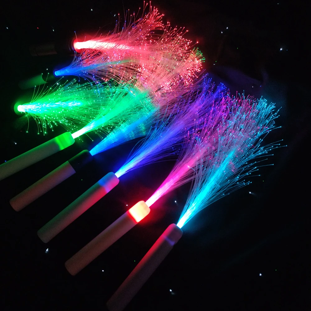Multicolor Fiber Optic Rod Light Emitting Diode Light Rod Party Celebration Phosphor Camping Vocal Concert Decoration