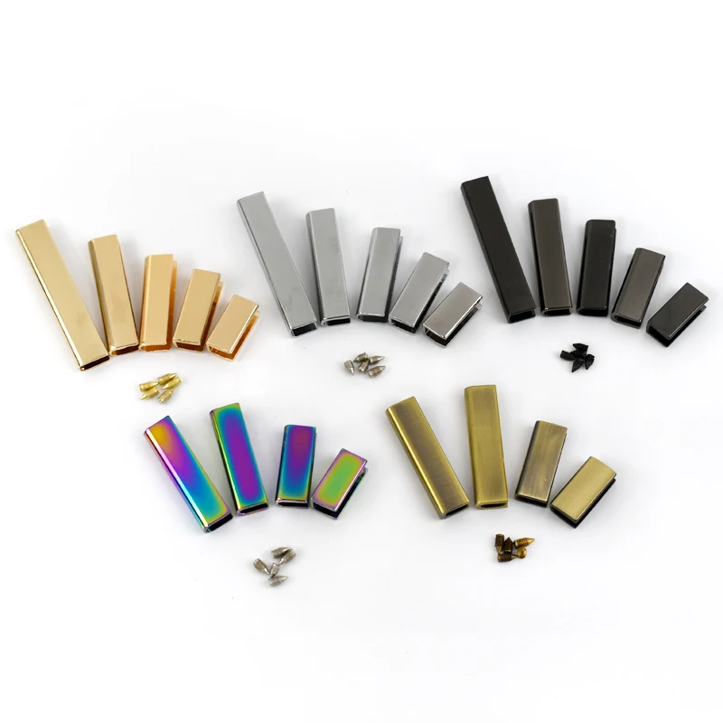 5Pcs 19/25/32/39mm Bag Corner Screws Clip Edges Protector Metal Buckle Purse Decor Corners Carabiner Clips Clasp Accessories