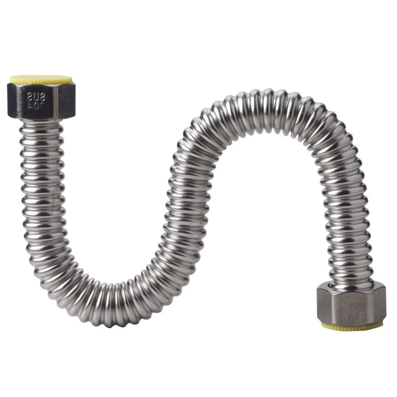 90 °   com uma tubulação de curvatura tubo de entrada de vaso sanitário 304 tubo de tecido de aço inoxidável metal ângulo reto tubo à prova de explosão de água quente fria