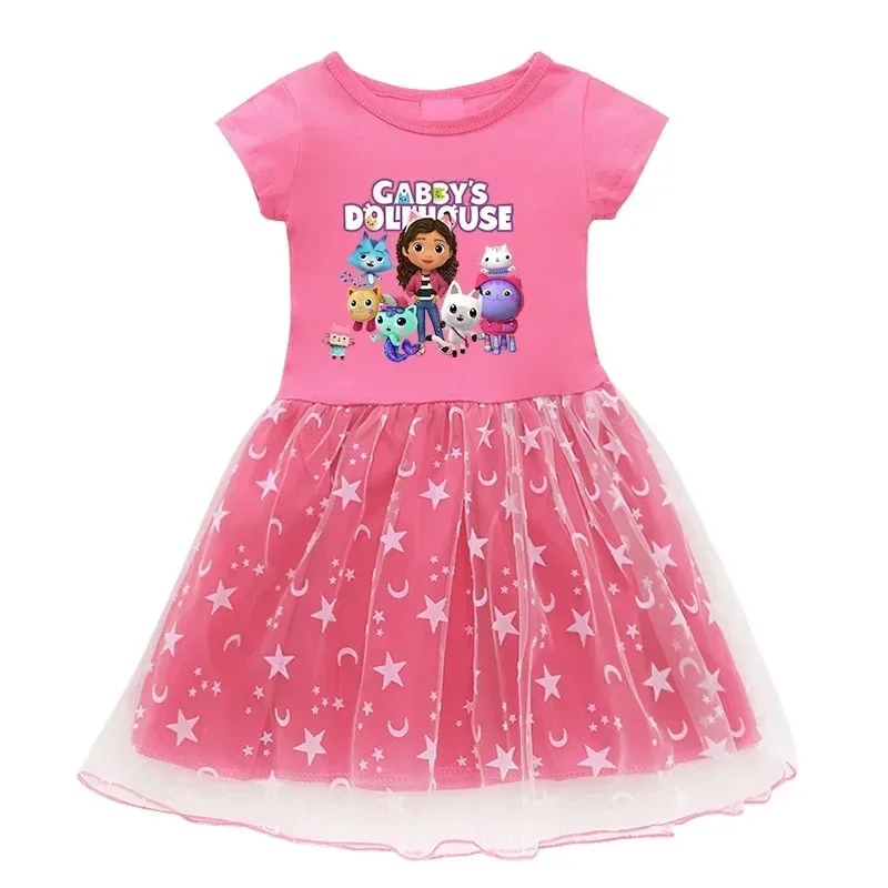 어린 소녀들을 위한 CyRobes 가비 고양이, 어린이를 위한 머리띠 가방, 크리스마스 파티, 할로윈, G-가비 인형의 집, 의상