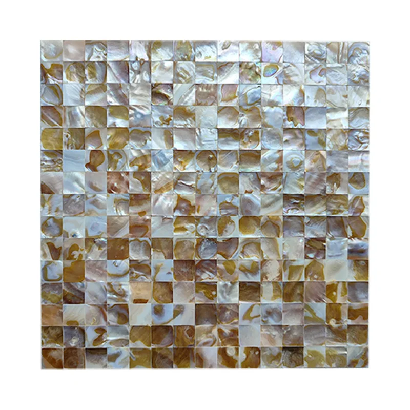 30x30cm Colorful Colorful Shell Mosaic Tiles. 0.2cm Thick Bathroom Living Room Balcony TV Background Wall Decor Self-adhesive view 5