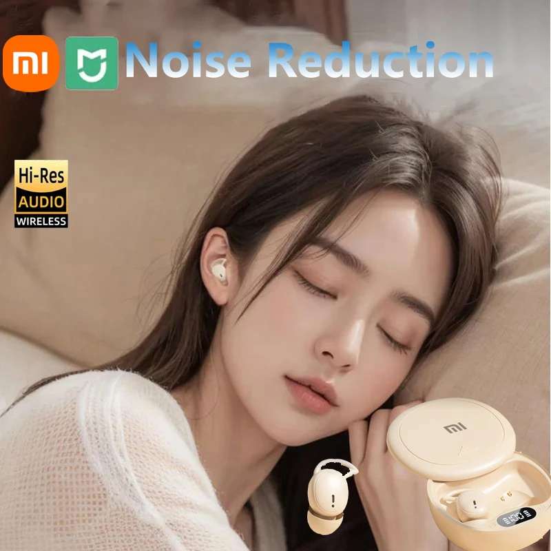 Xiaomi MIJIA Sleeping Earbuds Wireless Mini Headphones TWS Bluetooth Earphone Stereo Hidden Headsets with Mic HD Call Waterproof