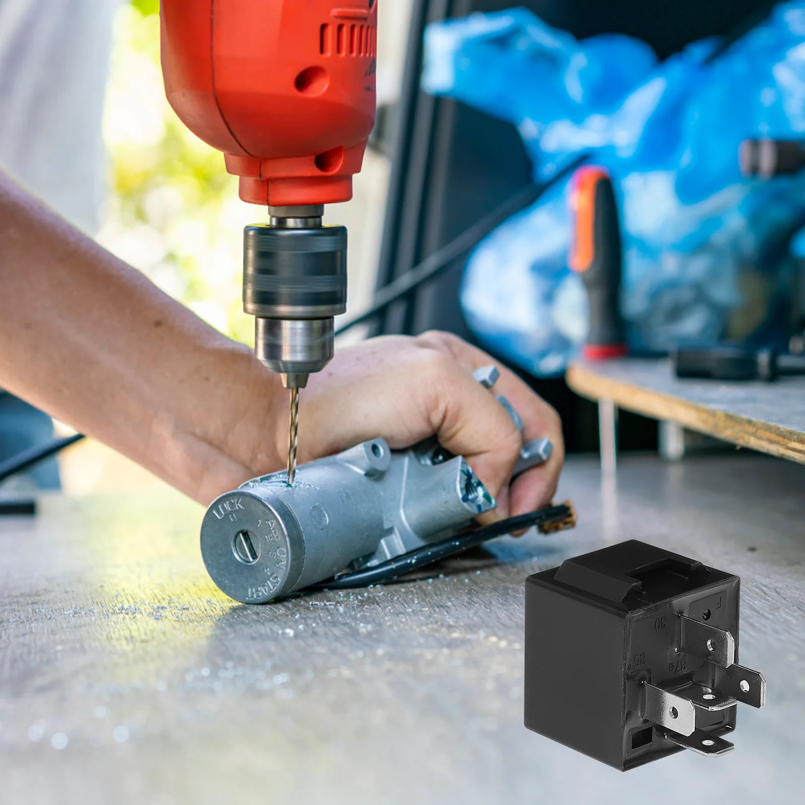 

5pcs 5 Pin Automotive 12V 40A Car Relay Socket Base For Alarm Horn Headlight Control Auto Relay Holder Mini Universal Switch