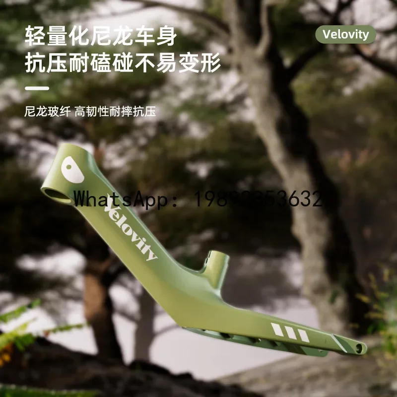 r15New Children's Balance Bike Two-Wheel Skating Bike Nylon Frame Kids Walking Bike