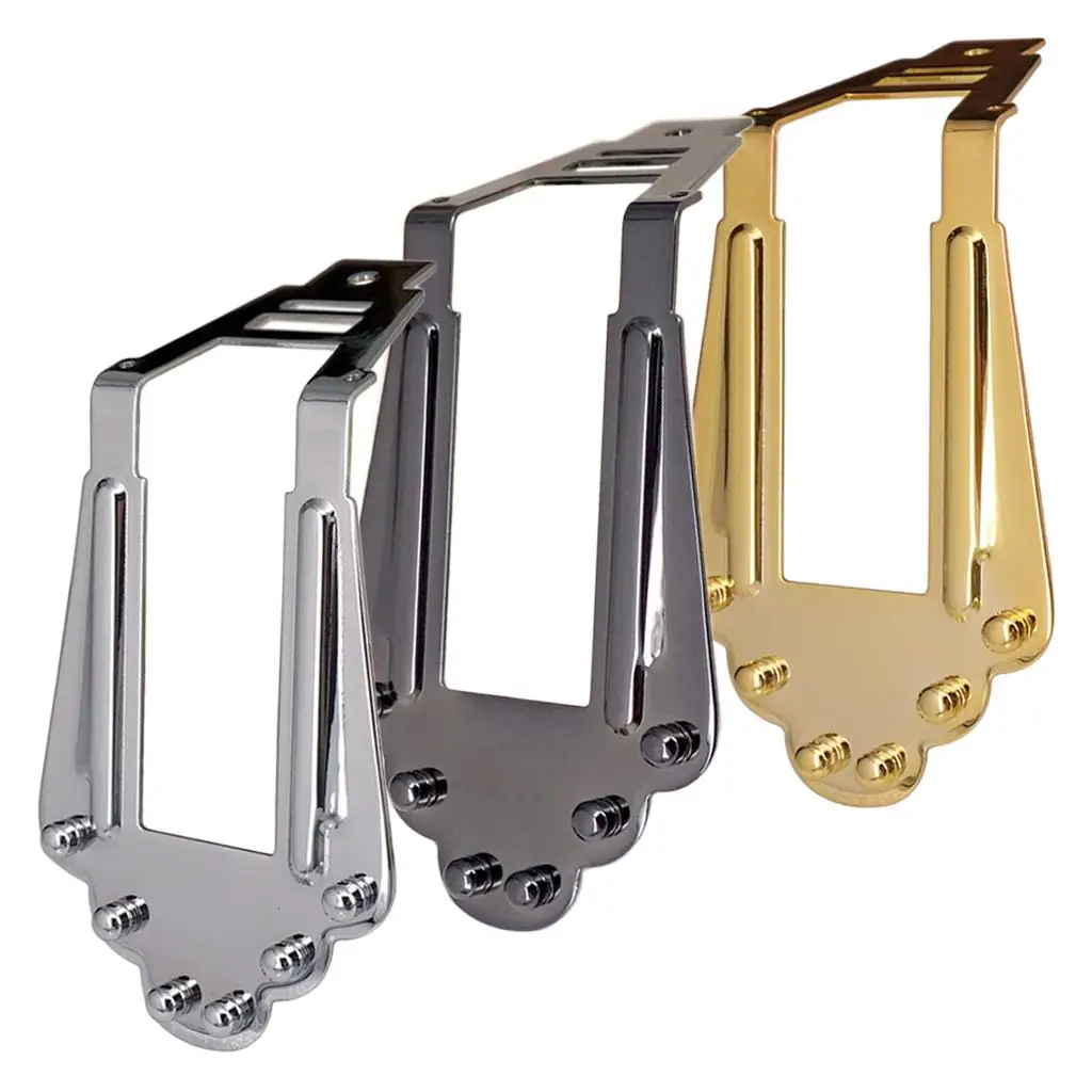 

6 струн Tailpiece Bridge для Jazz Archtop Electric Запчасти для акустической гитары