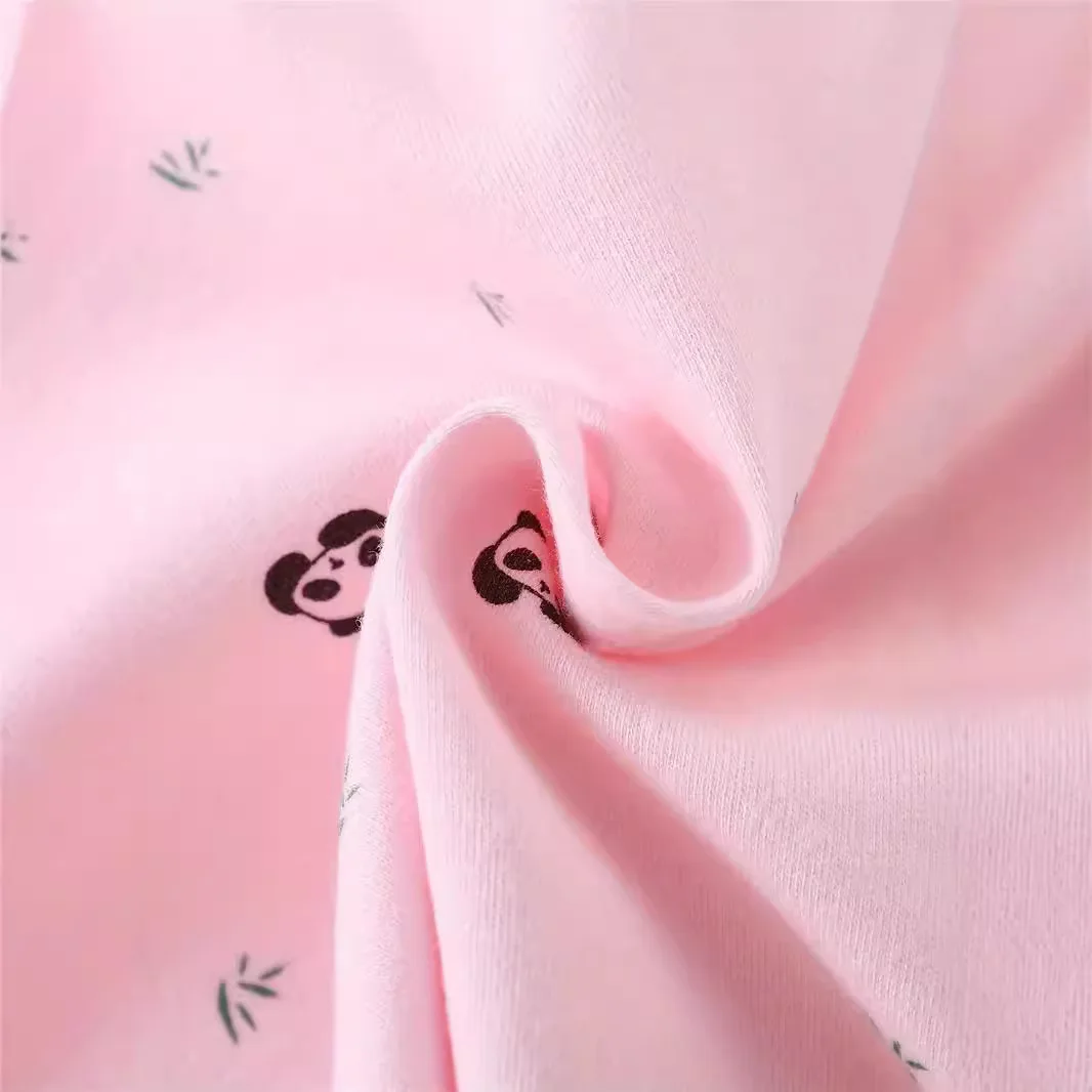 7Piece Sets Spring Autumn Newborn Girls Boy Clothes Cartoon Panda Cute Cotton Soft Tops+Pants+Hat+Bibs Baby Newborn Items BC1228