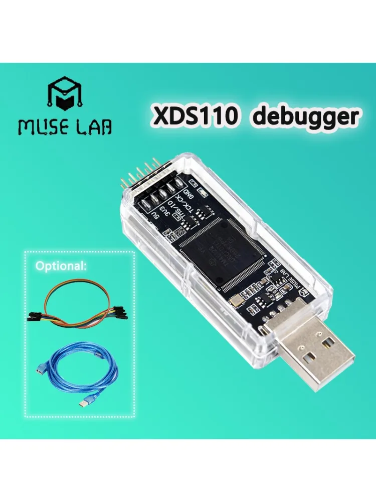 Symulator debuggera XDS110 do pobierania programów, TI DSP/MCU C2000, ochrona przed nadprądem i elektrostatyczną, Plug and Play, nie wymaga sterowników. — zdjęcie produktu 7