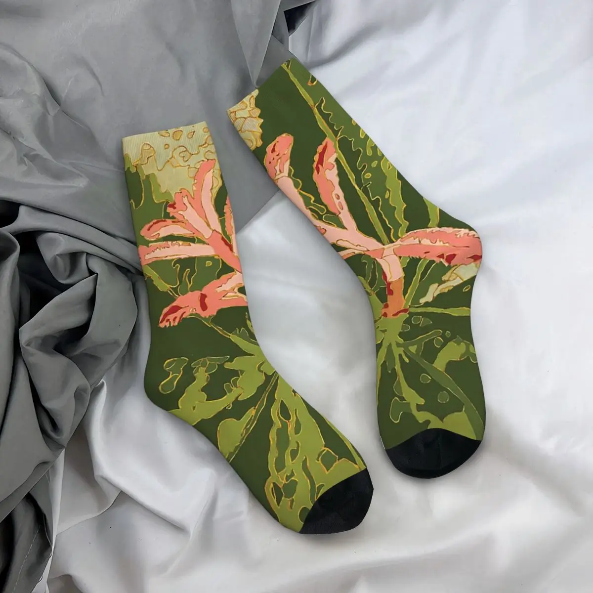 

Всесезонные чулки для экипажа, болотные банксии, новые носки для роста, забавные длинные носки, аксессуары для мужчин и женщин, подарки