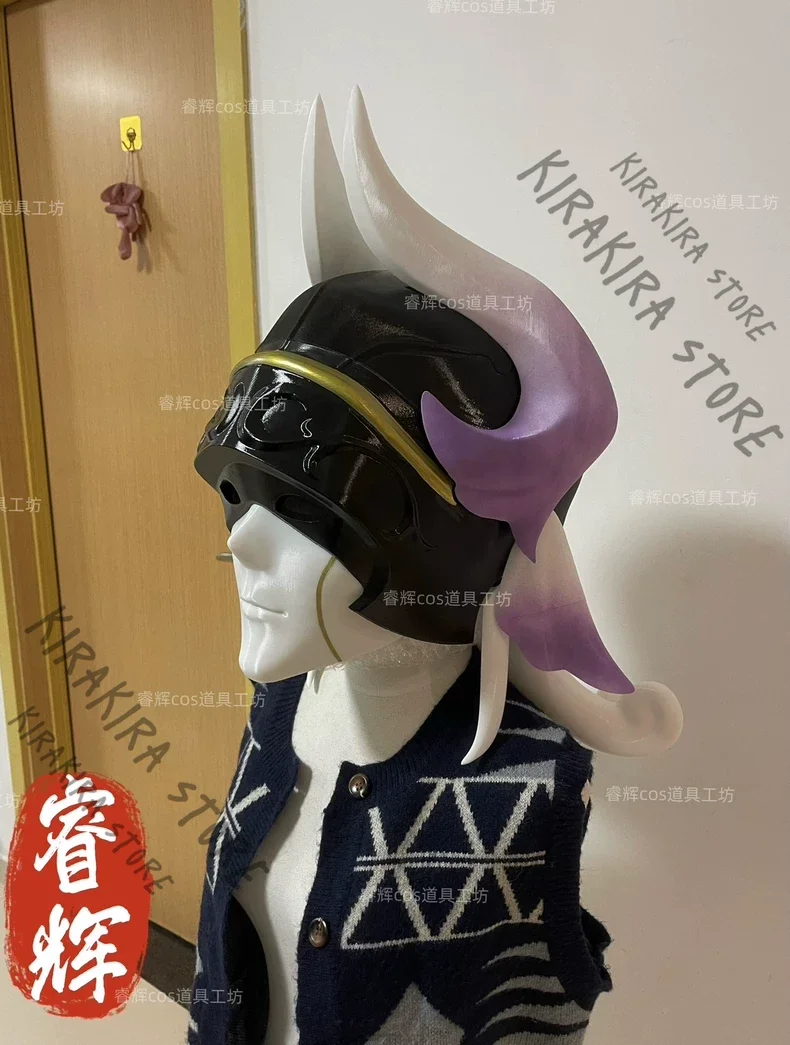 Honkai: Star Rail Lycurgus Cosplay Costumes Headdress Face Mask Head Cover Garage Kits Equipment Model Kit Anime Expo Decor