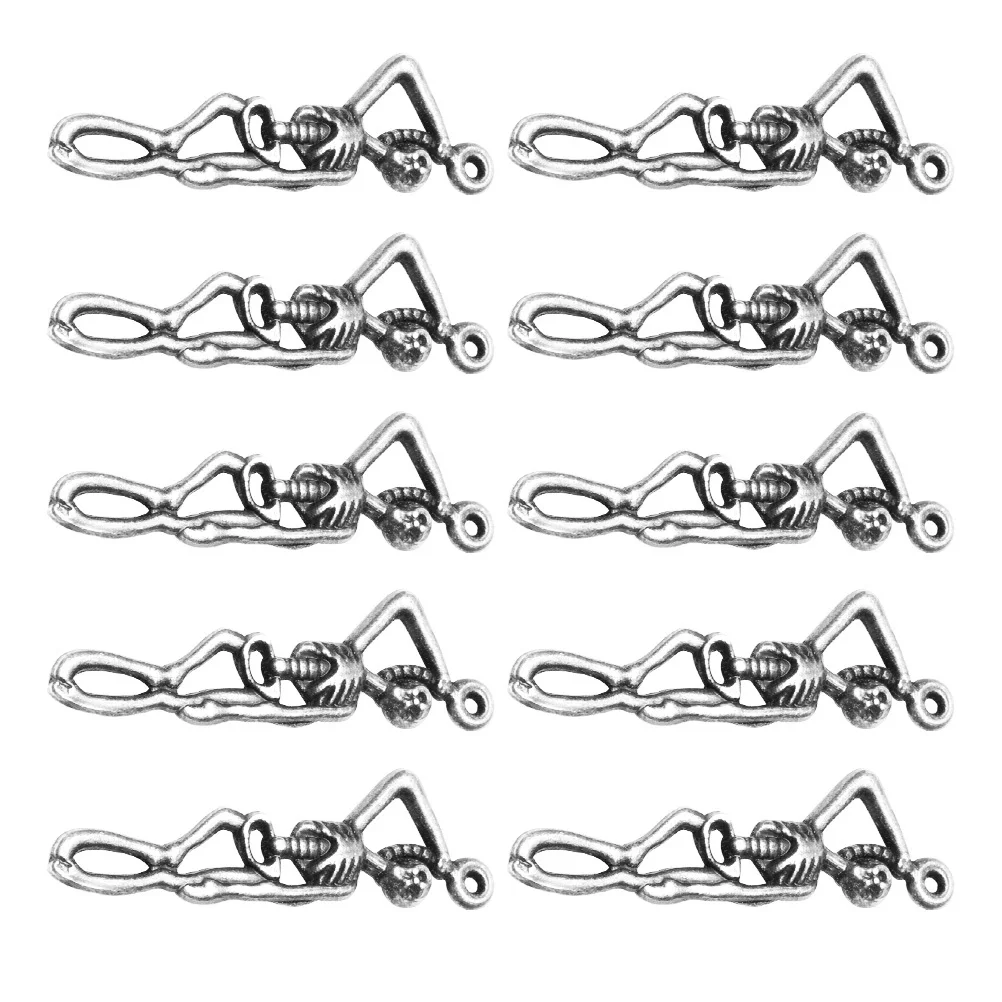 

50 шт. винтажные подвески, креативные подвески «сделай сам», для брелка, ожерелье, серьги, ювелирные изделия, подвесные украшения из сплава