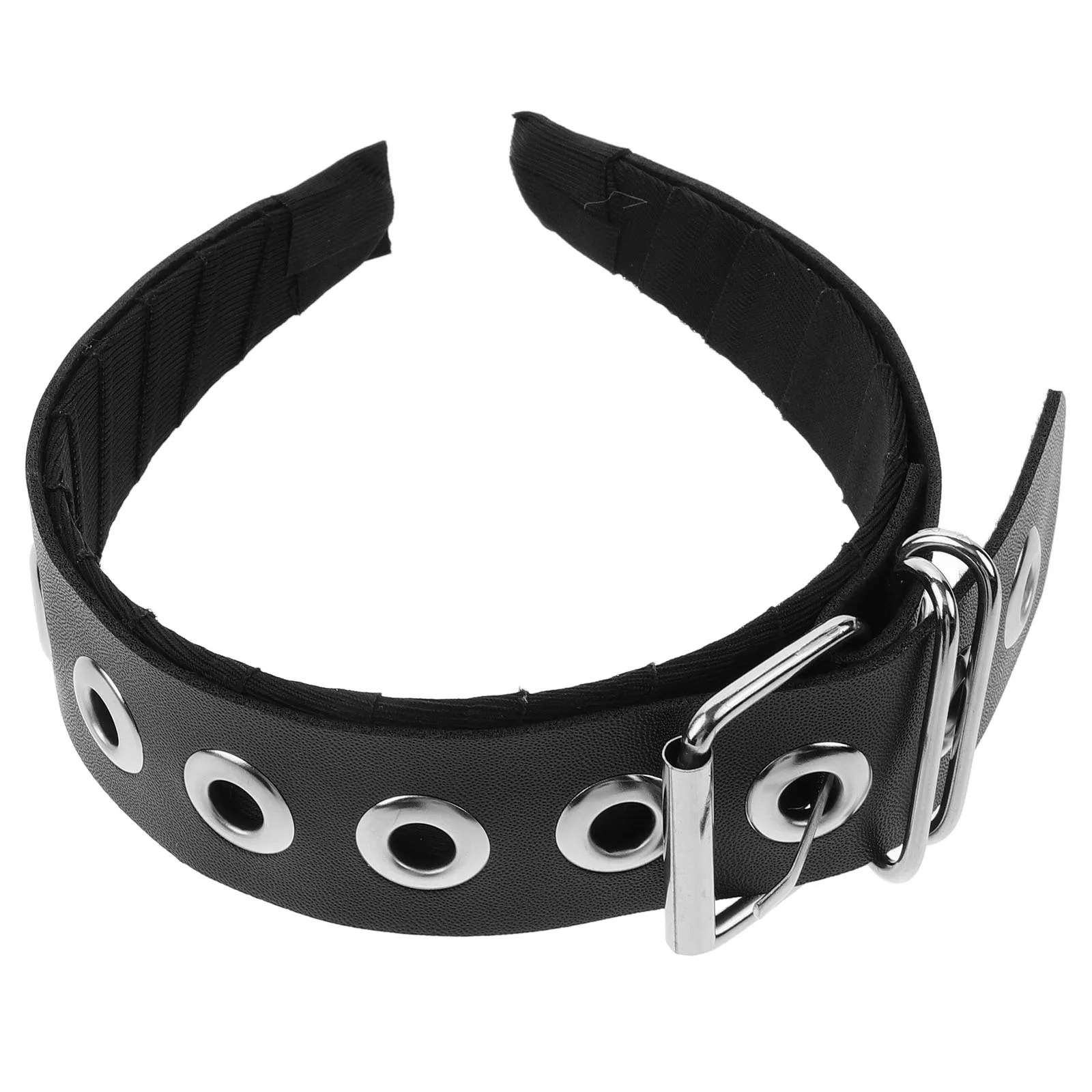 

Punk Style Headband Rock Hairband Studded Festival Headdress Hair Decor Black Edgy Fashion Women Men