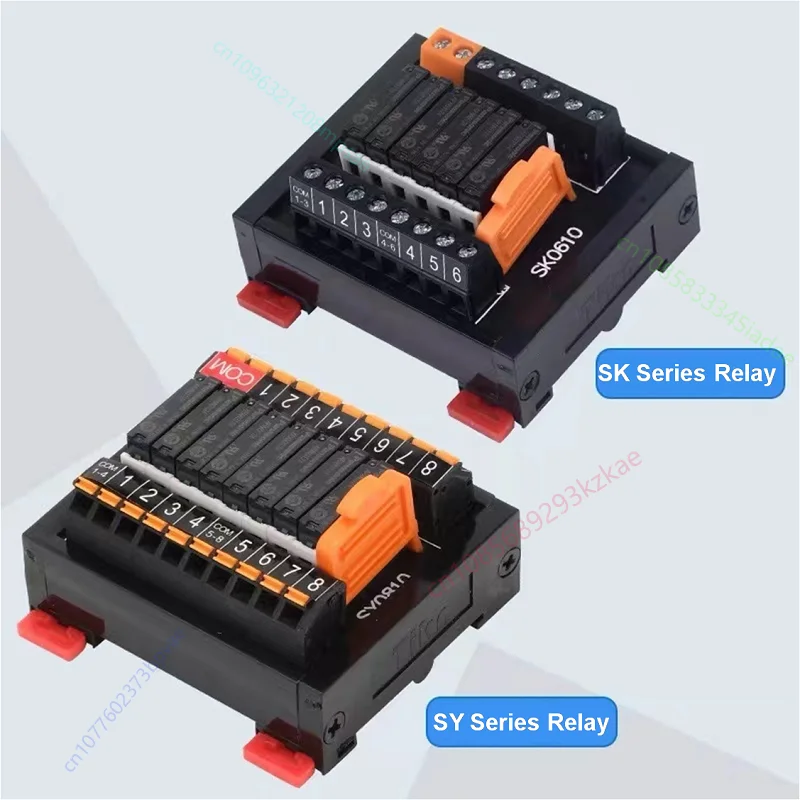 

Релейный модуль серии SK/SY, усилитель ПЛК, плата на DIN-рейку, съемное реле, 4/6/8/10/12/14/16 каналов, 5 В/12 В/24 В, совместимое с NPN/PNP
