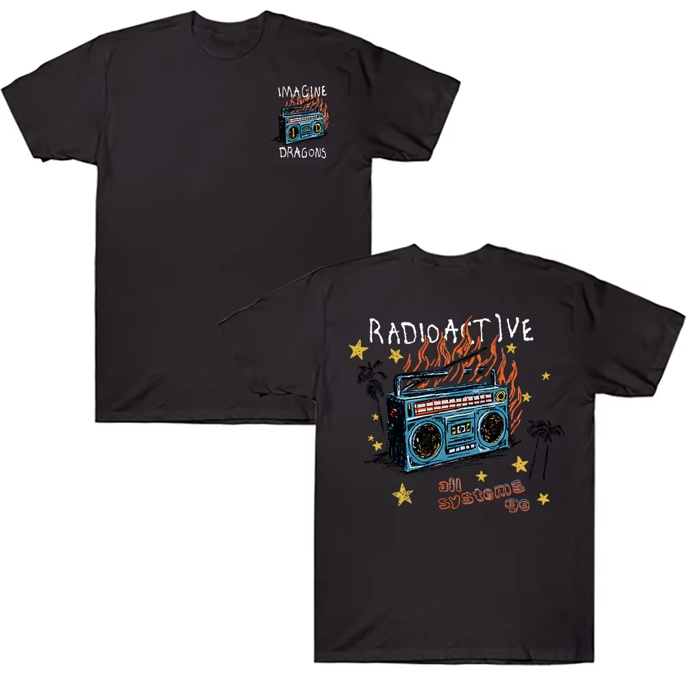 2026 New Imagine Dragons Radioactive Tee Cotton Men_Women Tshirts High Quality Soft Unisex Streetwear Hip Hop