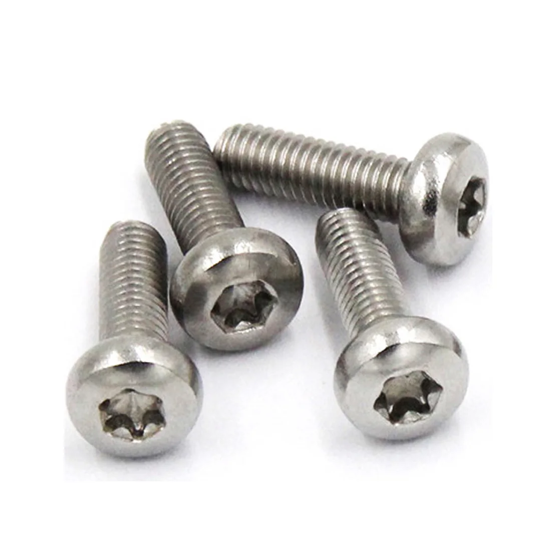 304 Stainless Steel Pan Head Torx Screws, GB2672, M1.6/M2/M2.5/M3/M4/M5/M6/M8/M10