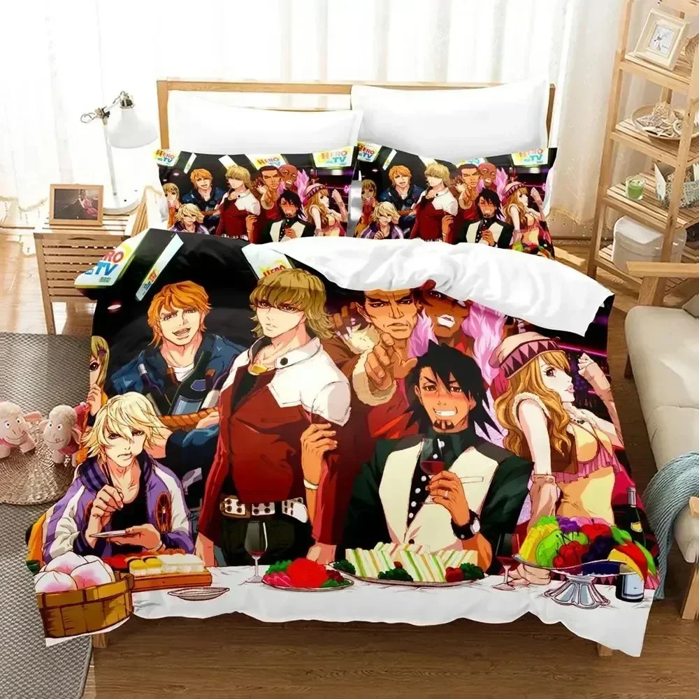 

Anime Tiger & Bunny Bedding Set Duvet Cover Sheet Printed Bed Set Pillowcase Bed Full Queen King Size Comforter Bedroom