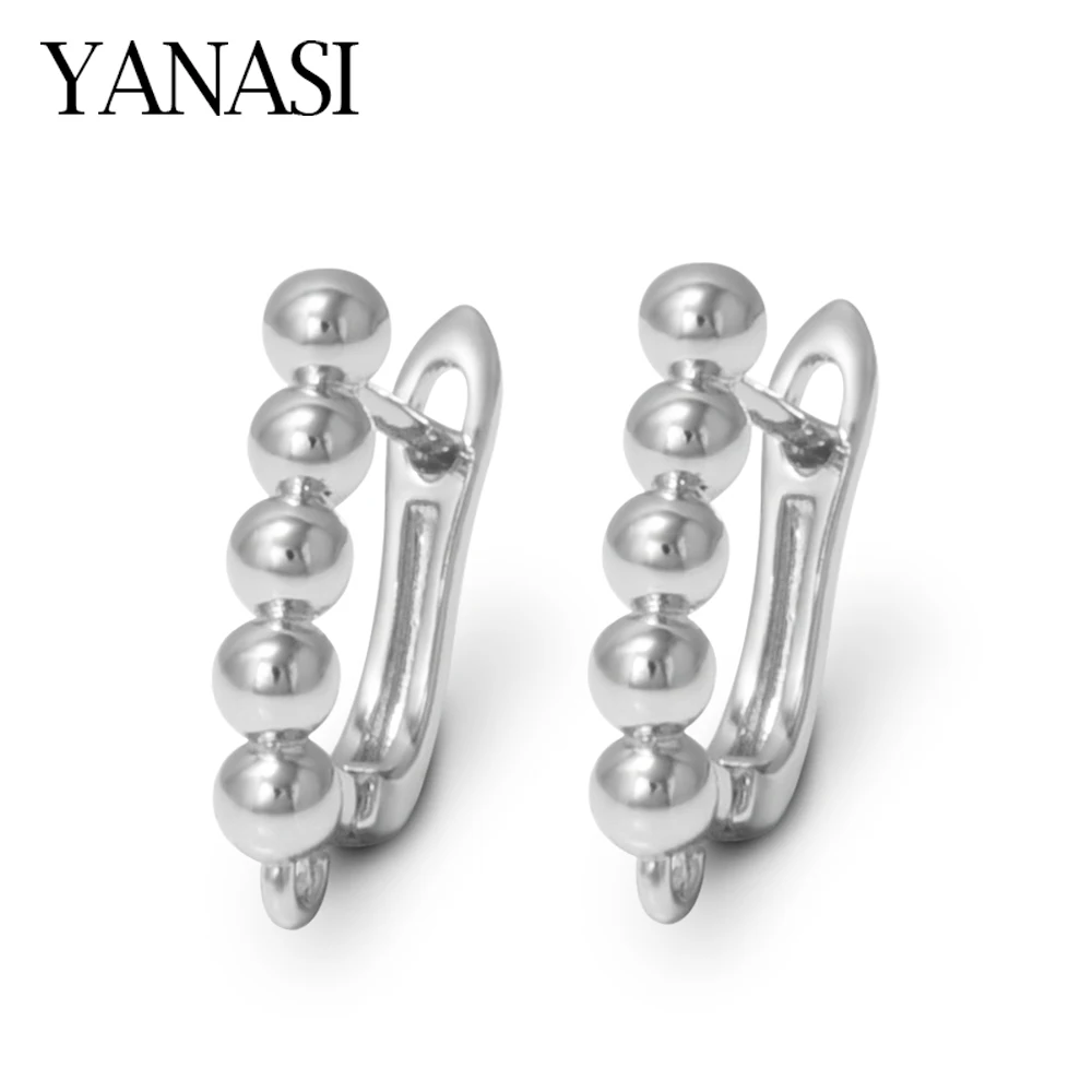 YANASI NEW Earring Hooks Fixtures Accessories for DIY Woman Handmade Jewelry Making Supplies Lead Free Nickel Free Earwires