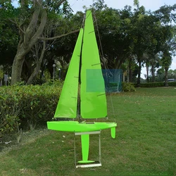 RG65 RC Sailing Model Sailing DIY Competition Sailing FRP Material Green 65cm