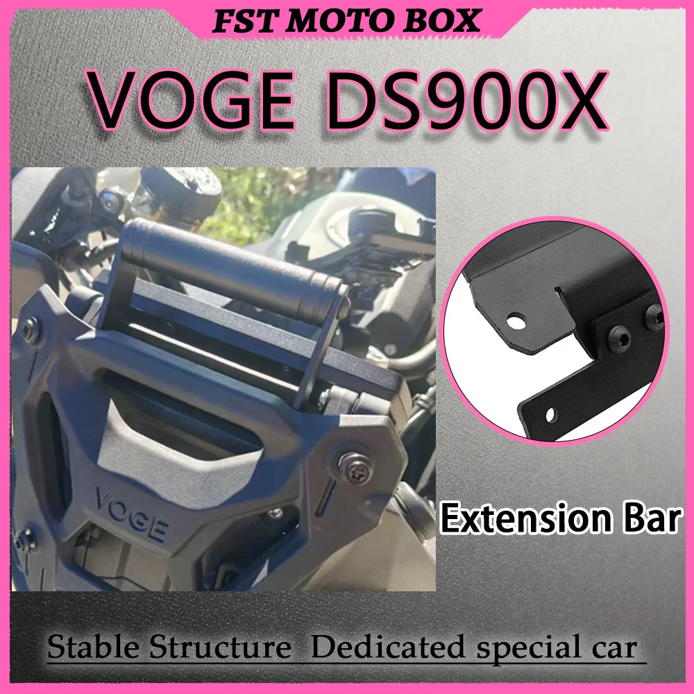 FOR VOGE DS900X Windshield Base Multi-function Expand Bar Vibration Resistant GPS Navigation Bracket for Long Distance Travel