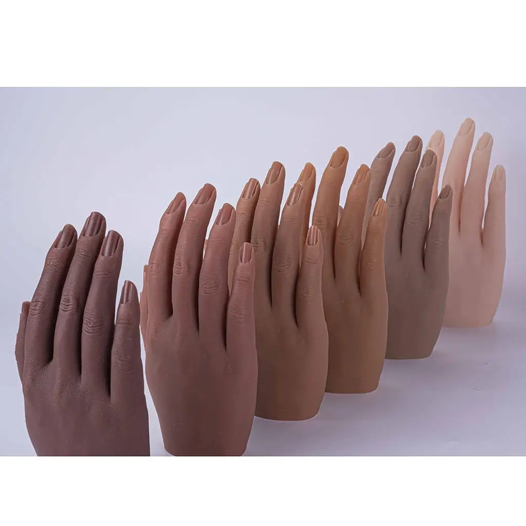 

Рука для ногтей, гибкая гибкая ручка, инструмент для ручного маникюра (1 пара)