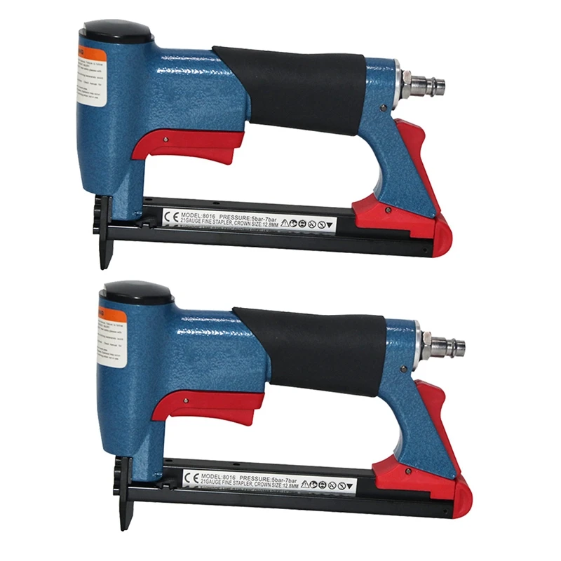 2X FS8016-B BEA Type Pneumatic Air Stapler Nailer Fine Stapler Tool For Furniture Nailer Tool Pneumatic Air Power Tool