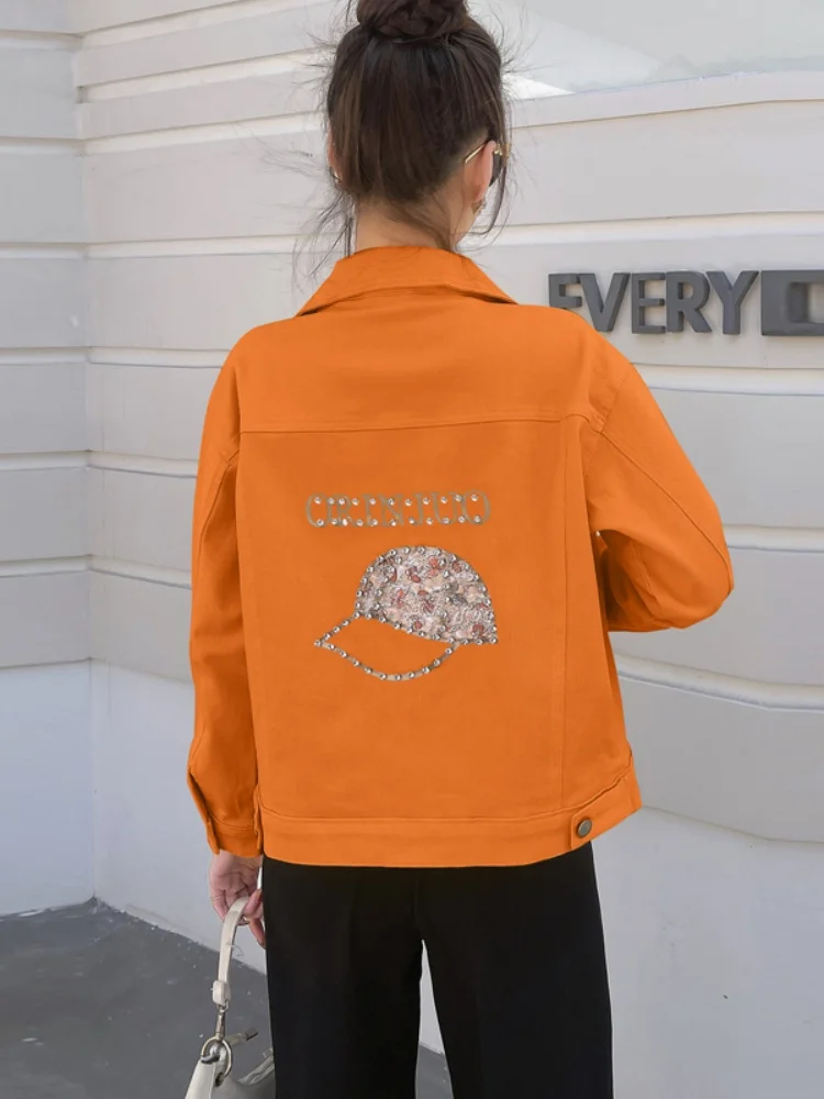 

Faionable ort Denim Jaet для женщин, весна-осень-зима, прямой крой, дизайнерское длинное пальто на пуговицах