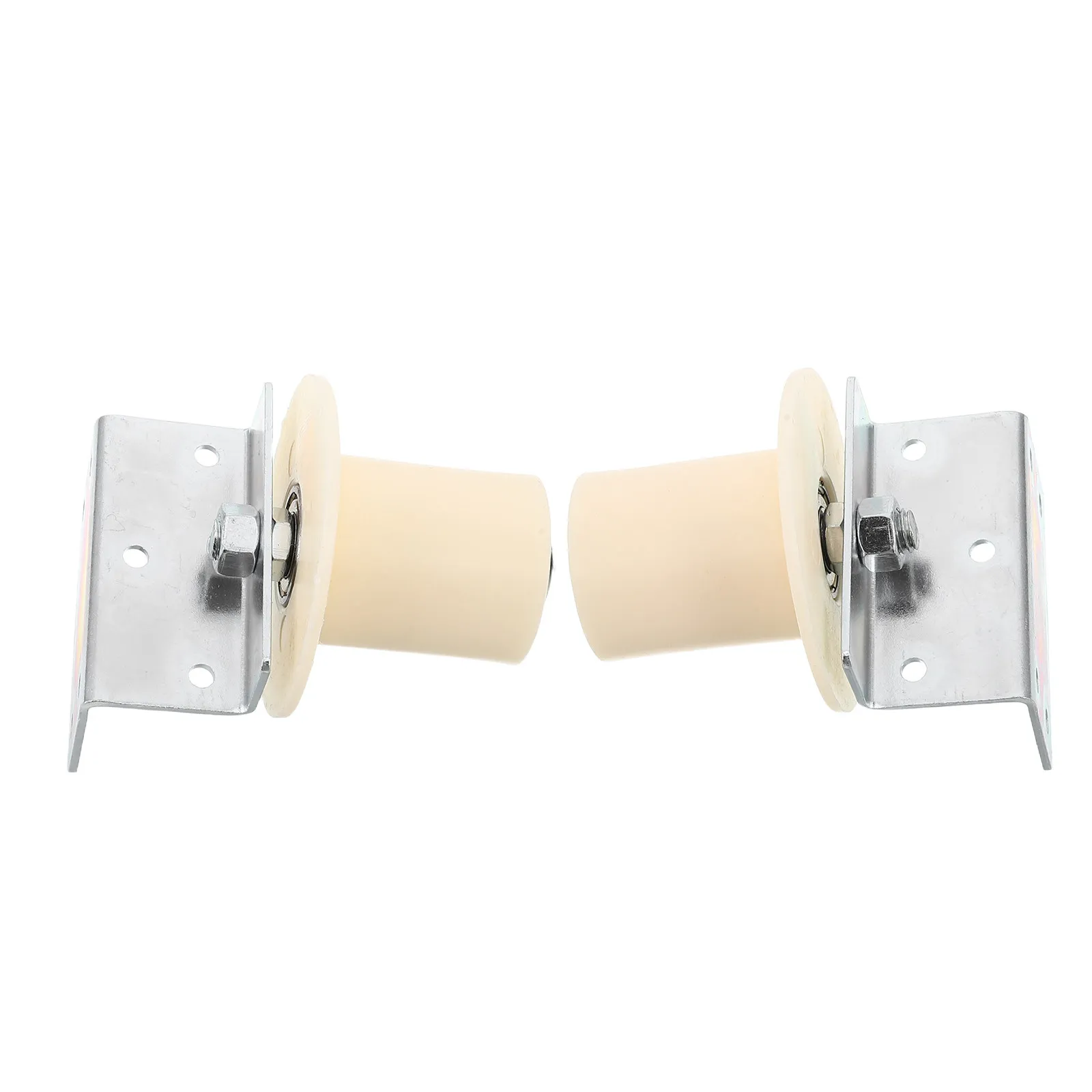 1Pair Garage Door Guide Wheel Bearing Structure Sliding Track Roller Replacement Track Wheel Channel Shutter