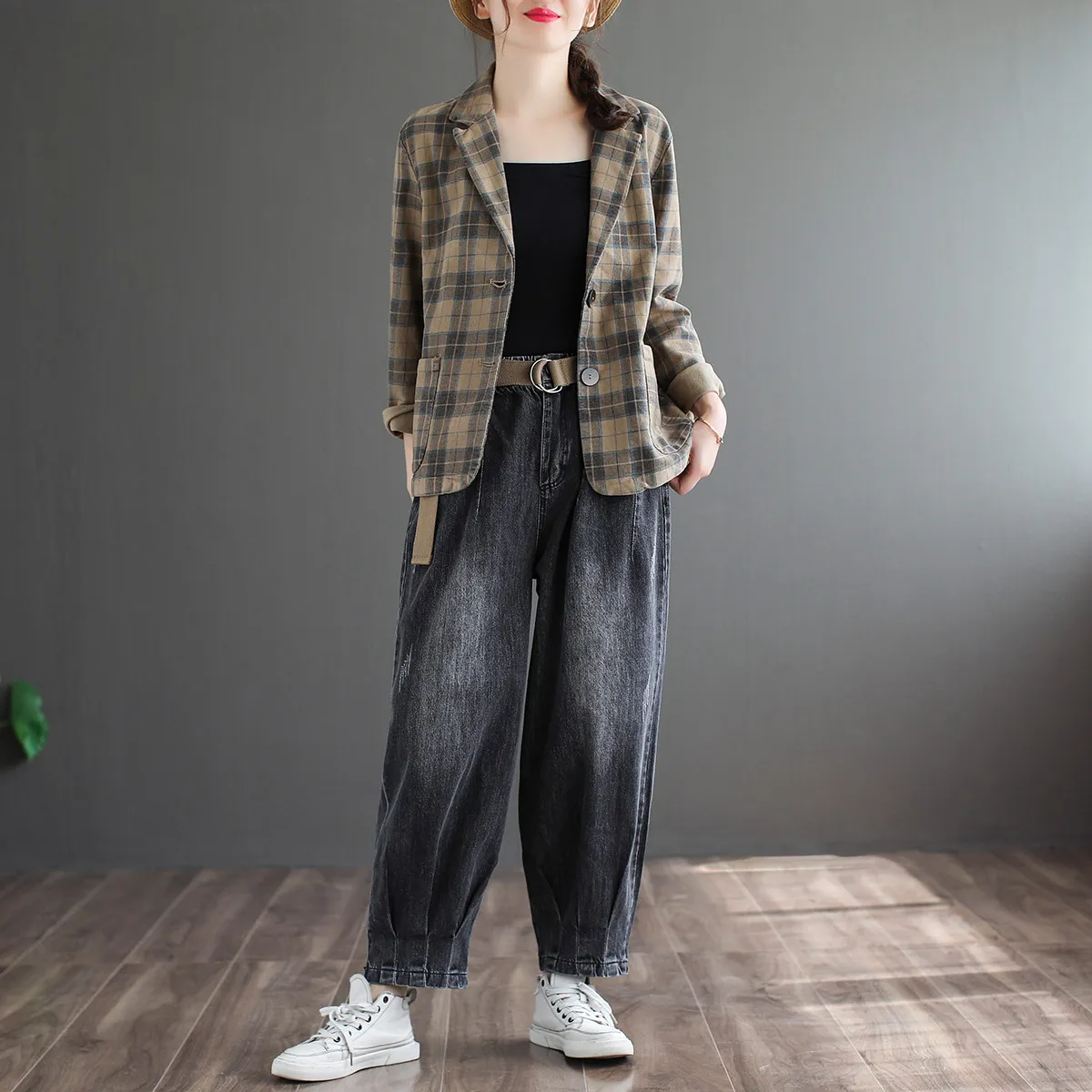 Damskie klasyczne garnitury w stylu vintage, płaszcze na wiosnę i jesień, modne, dopasowane, eleganckie płaszcze z długim rękawem, do biura, na co dzień, blezery, topy.