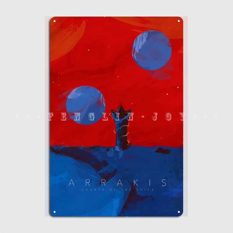 Arrakis, Source Of The Spice. Metal Plaque Poster Club Bar Create Club Poster Tin Sign Posters