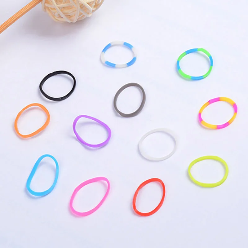 Elastic Rubber Bands DIY Tool Set Colorful Weave Machine Bracelet Handicraft Kit Girl Gift Kids Toys for Children 7 8 10 Years