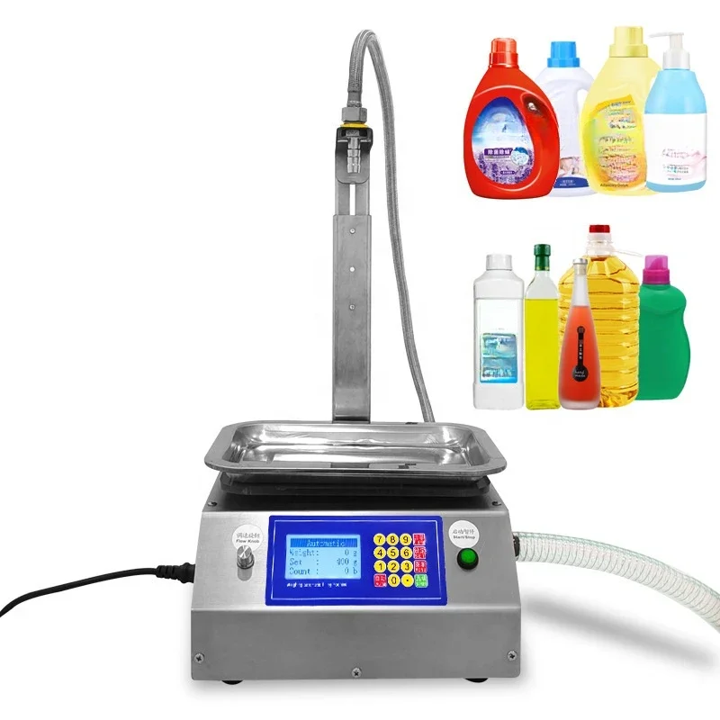 30 g-10 kg Pneumatic  Soft Drink Hand Soap Gel  Water Juice Honey Cream Paste Filling Machine