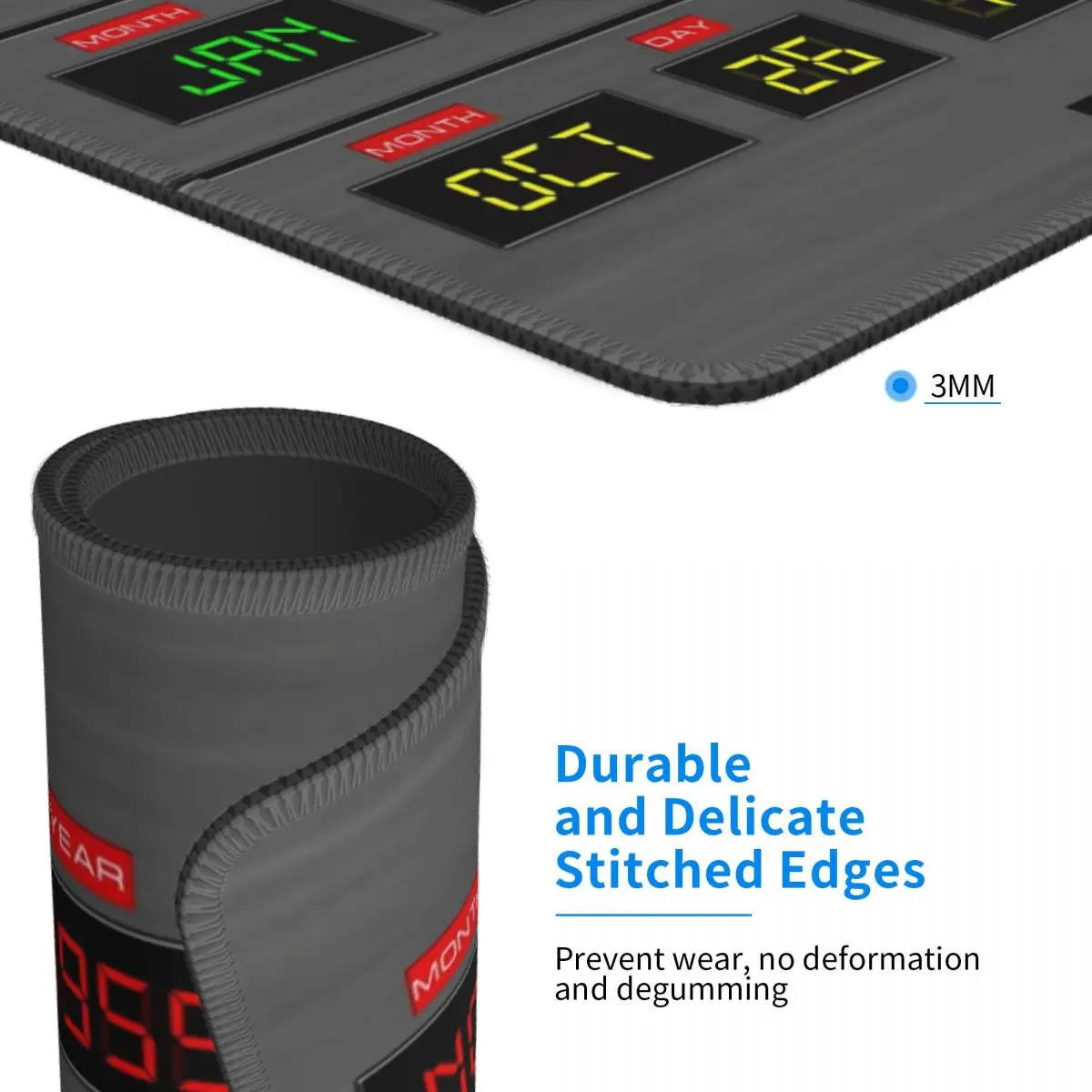 Tappetino per mouse Ritorno al futuro Tastiera per computer Tappetino per mouse Tappetino per scrivania per PC da gioco Accessori per ufficio Tappetini da tavolo