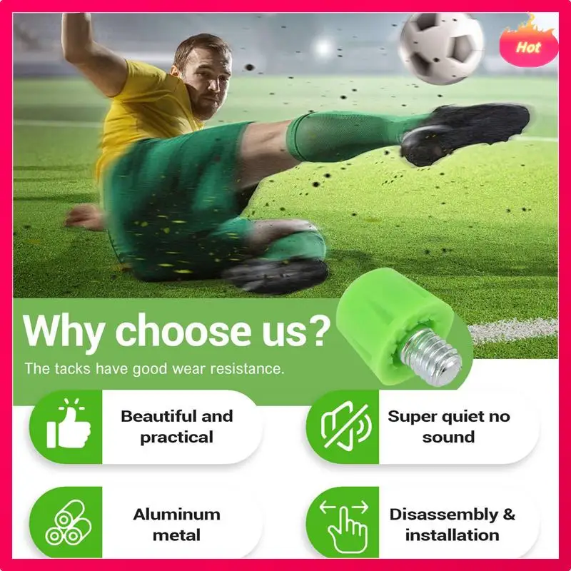 

Multi 36Pcs Football Boot Studs Non Slip Thread Screw M6 Professional Replacement Spikes SG To AG For Adidas Green