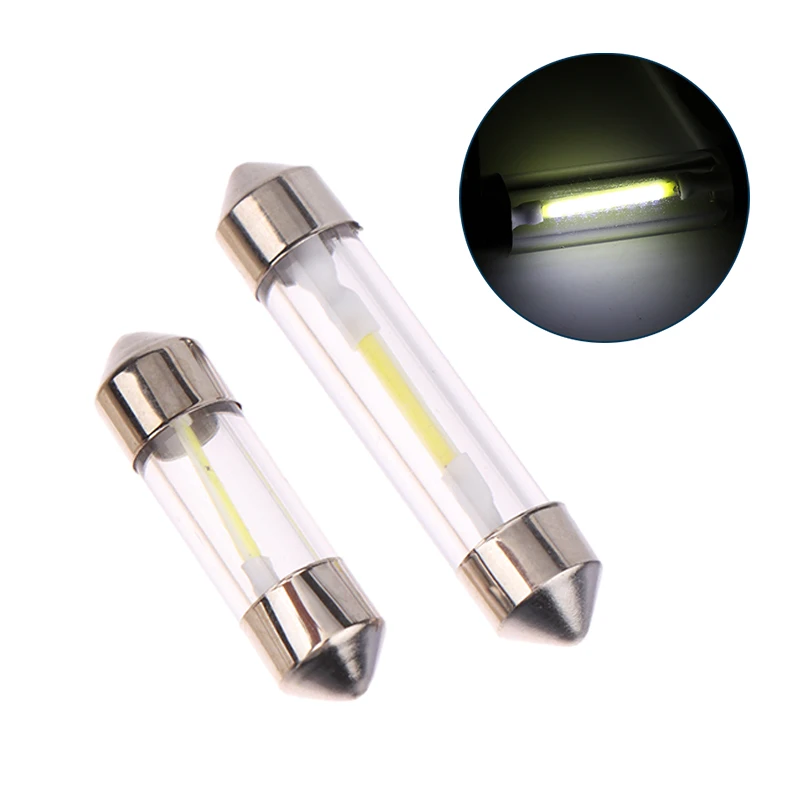 1PC 31MM 36MM 39MM 41MM LED C5W C10W Festoon Bulbs White Car Trunk Interior Dome Door Reading Signal Lamp
