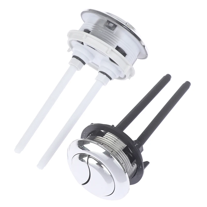 1pc Dual Flush Toilet Tank Button Round Shape Toilet Push Dual Flush Buttons