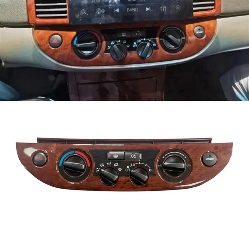 Car Air Conditioning Vent Control For Toyota Camry 2003-2006 Outlet Panel Button Walnut