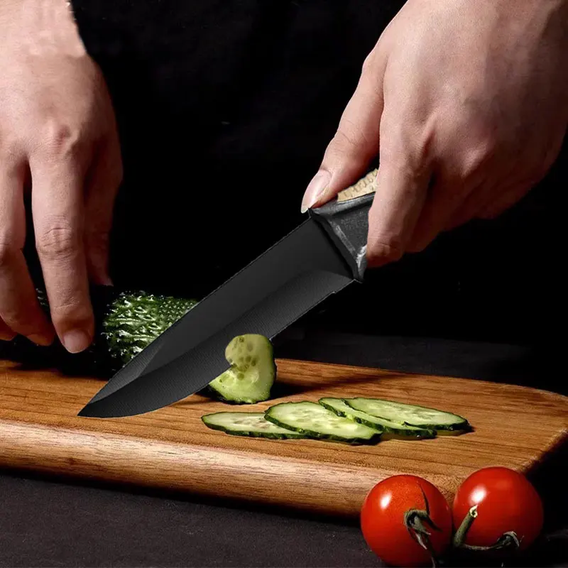 Multi-functional Kitchen with Knife Sheath Cooking Knife, Suitable for Cutting Meat, Vegetables and Fruits, Barbecue