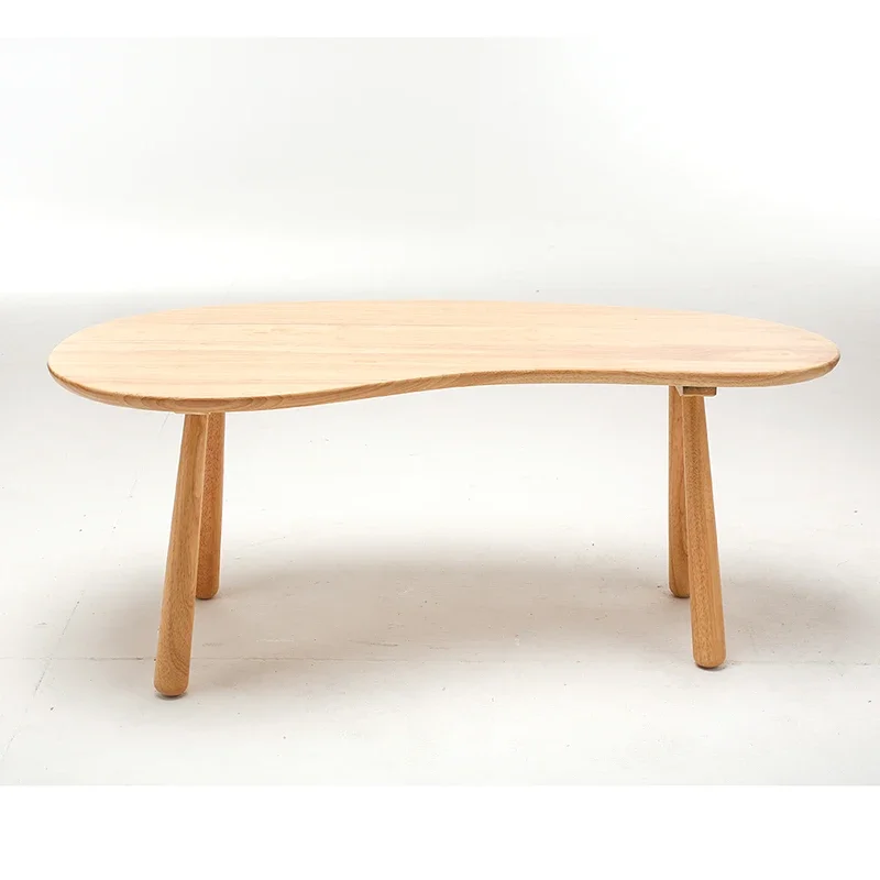 Nordic children's room learning handmade toy table, kindergarten baby game solid wood tables and chairs, combination picture