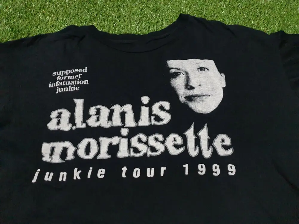 

Rare Vintage 1999 Alanis Morissette Junkie Tour 99 T-Shirt