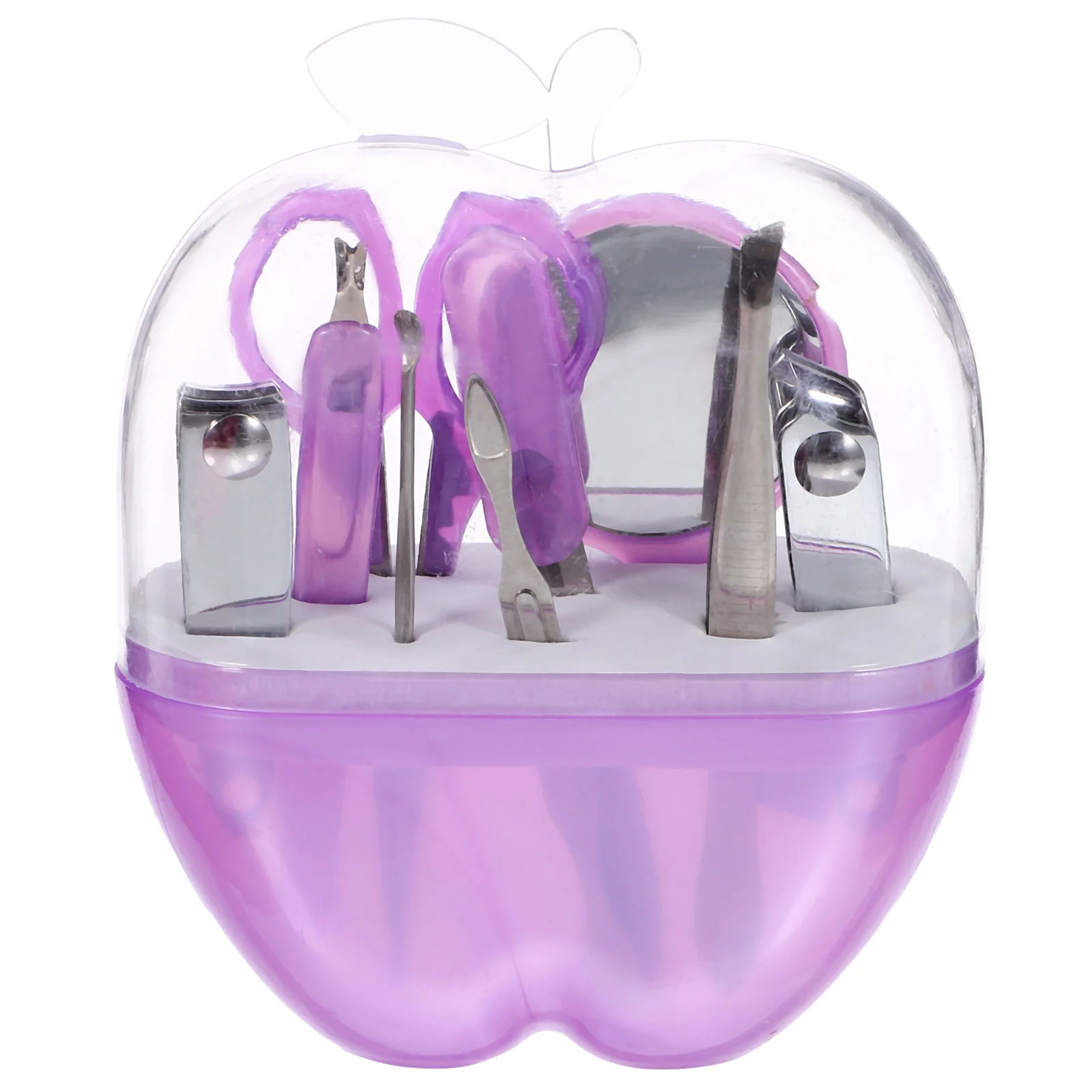 Set tagliaunghie 9 in 1 Kit portatile in acciaio inossidabile Strumenti per manicure per kit tagliaunghie da campeggio da viaggio all'aperto