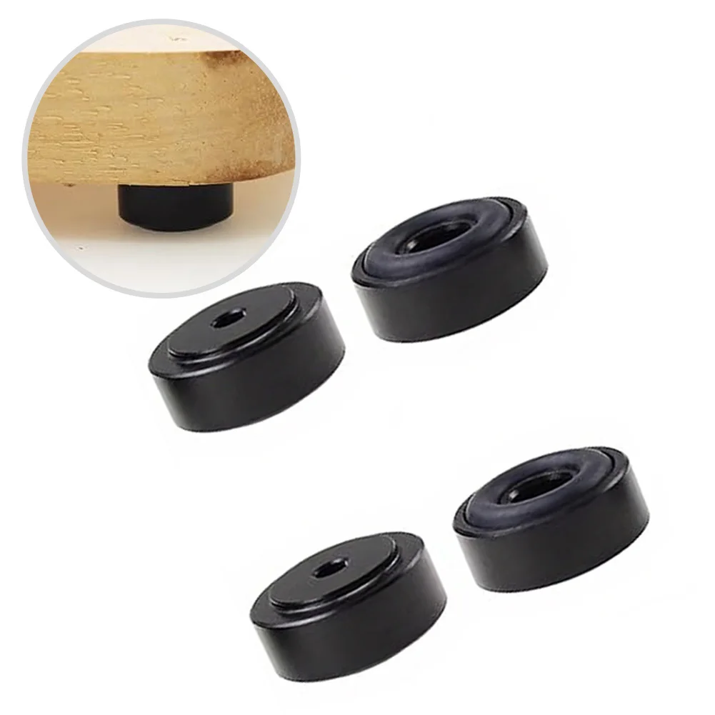 Non-Slip Feet for Wooden Cutting Boards - Aluminum Legs with Screws Compatible with Boards 0.4 Inch Thick or More