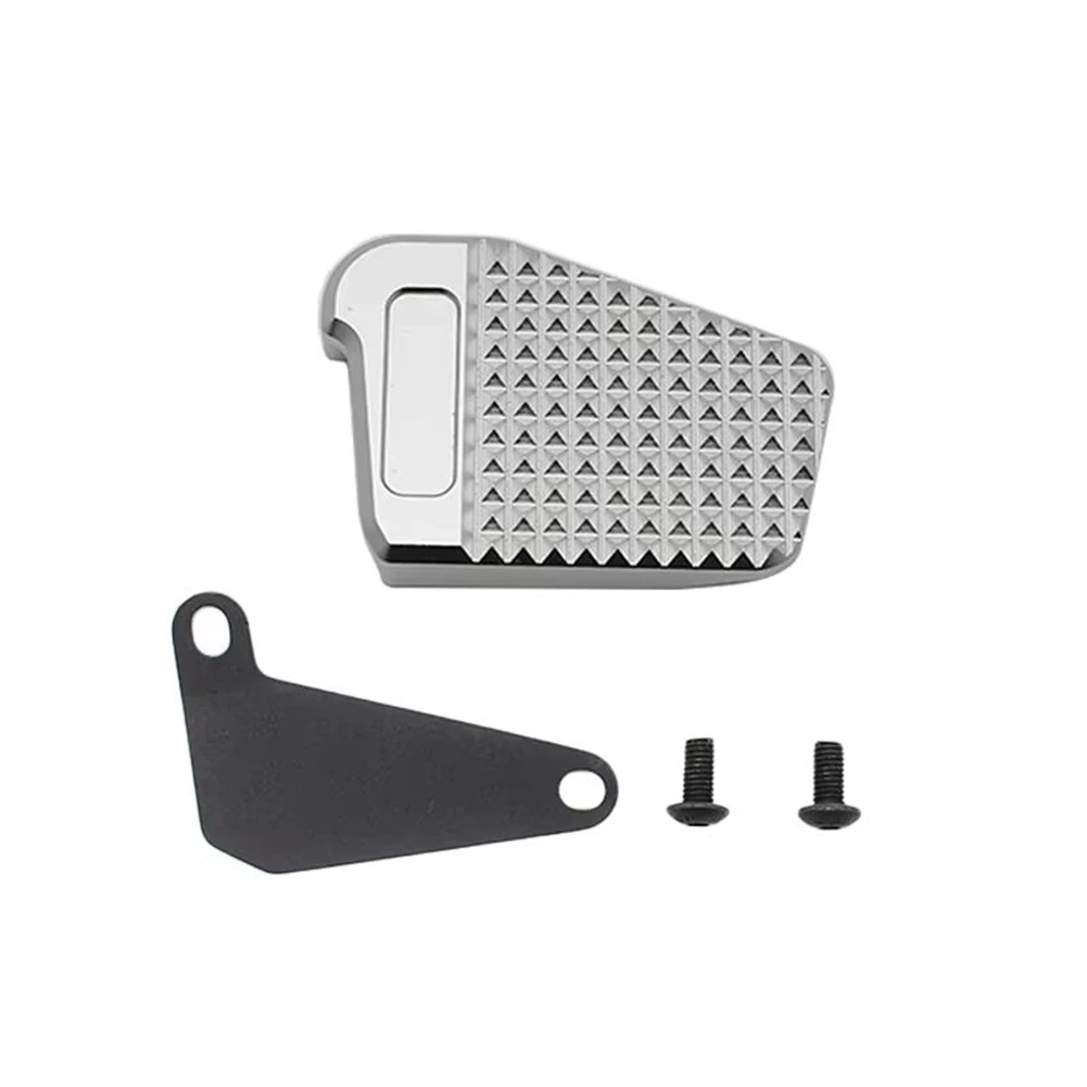 A23Z Motorcycle Rear Brake Lever Pedal Extender Foot Enlarge Extension for R1300GS ADV Adventure 2023 2024 Silver