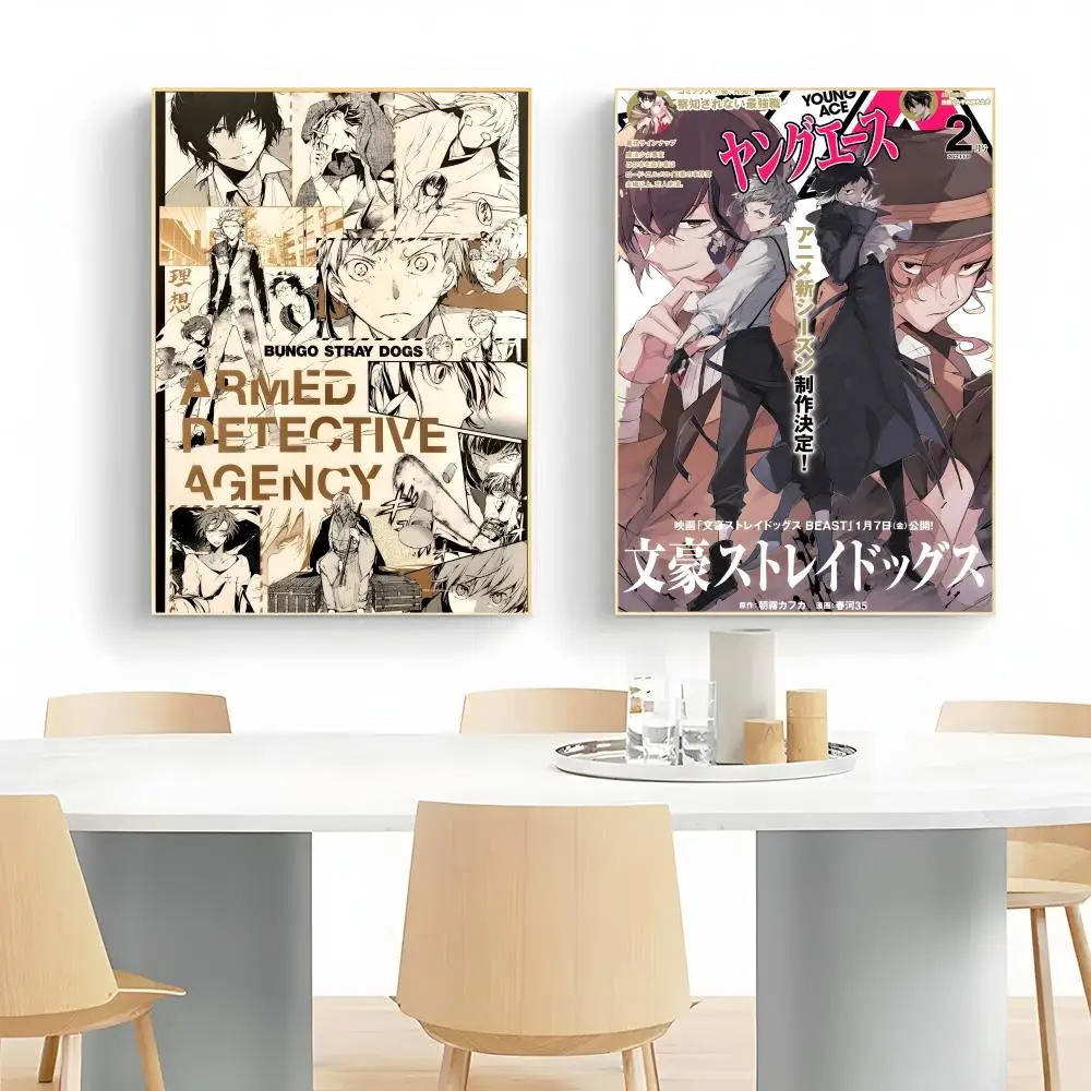 Supernatural Anime Bungo Stray Dogs Poster Wall Art Print Decorative Mural Home Decor Gift Unframed