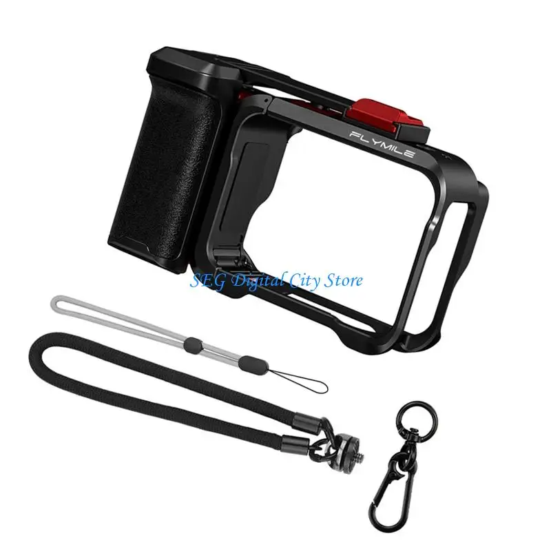 

U75B Professional AntiShake Handheld Mount for 1/2 Sports Cameras For Smooth Footages In Dynamic Environment