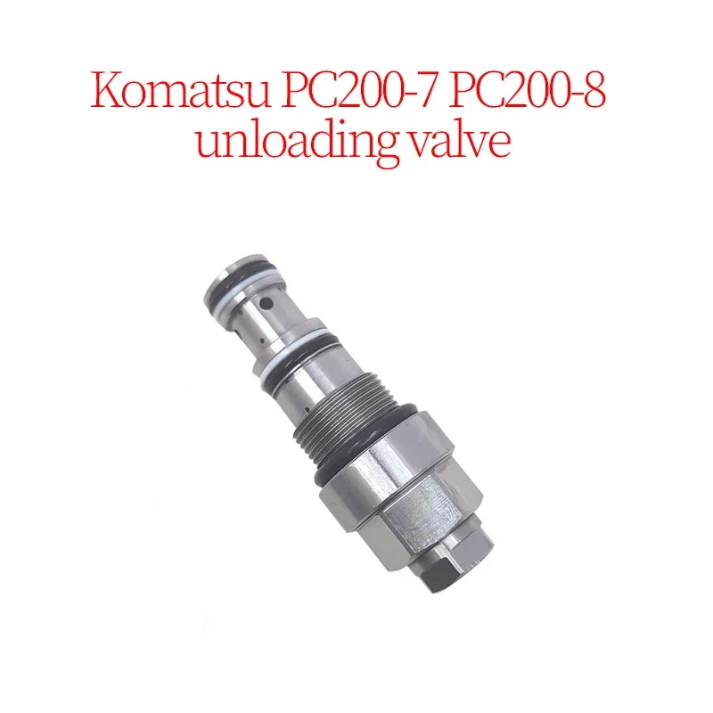 

Excavator Accessories Construction Machinery Parts Suitable for Komatsu PC200-7 200-8 Unloading Valve (Length 84mm, Thread 24mm)