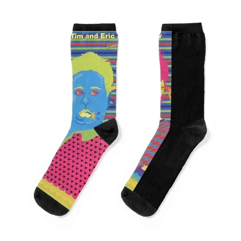 

Mens Womens Brown Tim And Eric Animals Cute Graphic Gifts Socks colored halloween Ladies Socks Men's