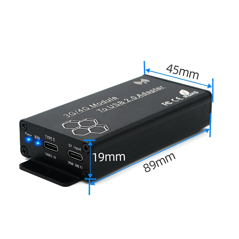 Imagem -02 - Placa de Desenvolvimento para Quectel Mini Pci-e Totipo-c Usb 2.0 Riser Card 3g 4g Ep06-e Ep06-a Ec25-e Ec25-af Ec25-a Ec25-j Modem