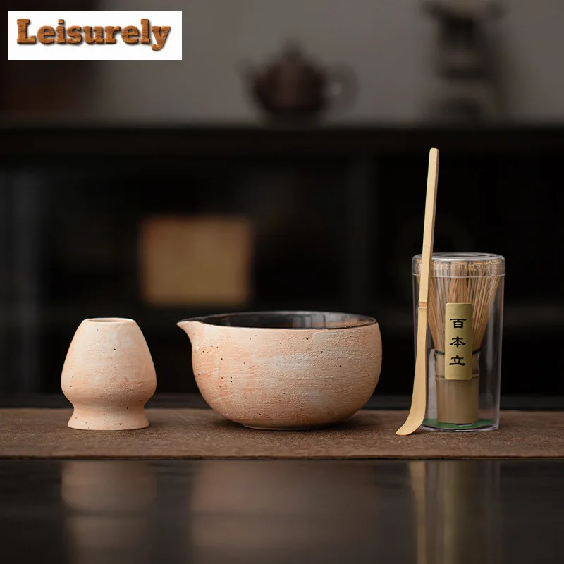 

Винтажный японский набор Power Yin Matcha, бамбуковый венчик, чайная ложка, керамическая чаша, традиционные чайные сервизы, домашние инструменты для приготовления чая, аксессуары