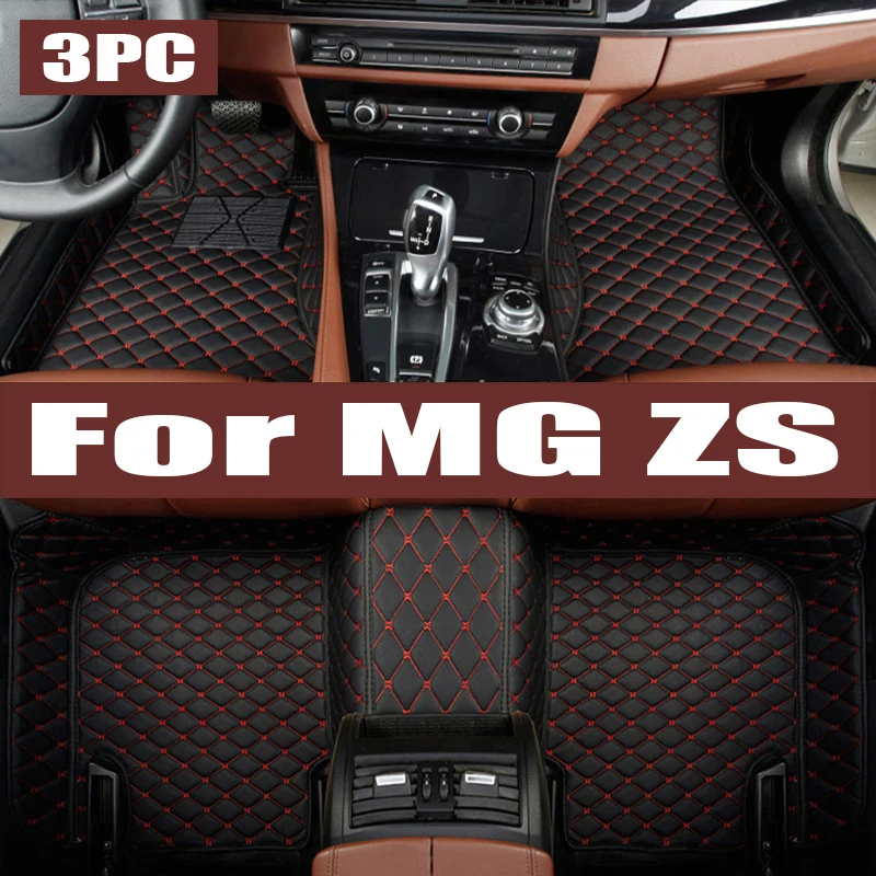 

For MG ZS 2017 2018 2019 2020 2021 2022 Auto Car Floor Mats All-Weather TPE Foot Mats Odorless Pad Tray Mat Interior trunk mat